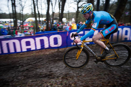 STERK: Thijs Aerts fra Belgia ble til slutt juniorverdensmester.