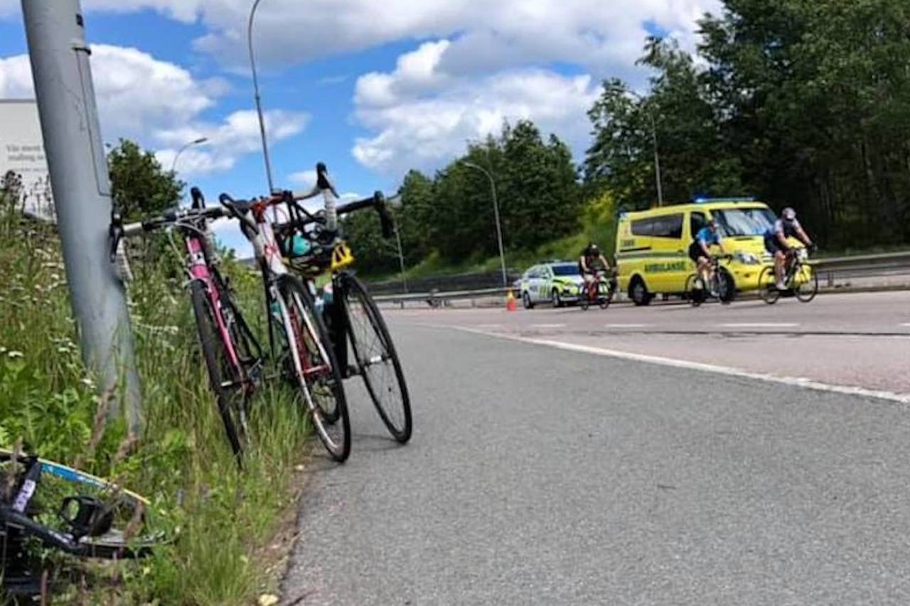 HENLAGT: En av rytterne som var involvert i den alvorlige massevelten under Styrkeprøven er fortsatt 50 prosent sykemeldt, et halvt år etter ulykken. Politiet hela saken.