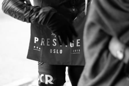 LANGEPOSER: Det unike beviset på at du var med på Rapha Prestige Oslo. Foto: Pål Laukli