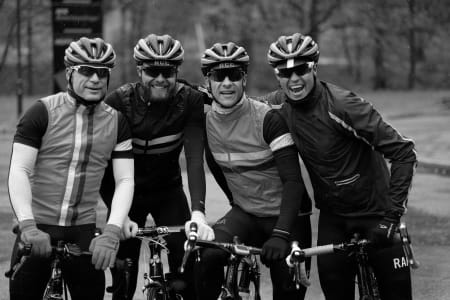 SPORTSLAGERET: Oslos kanskje mest kjente sykkelbutikk stilte med sterke navn. Foto: Pål Laukli