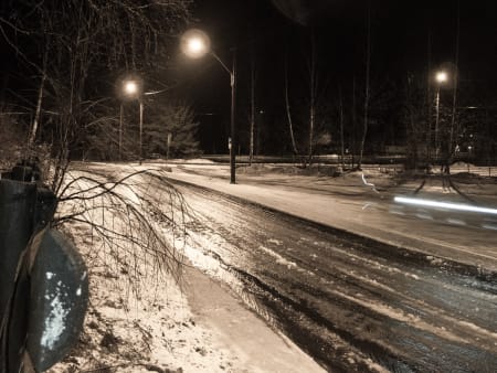 SLØSJ: Innerst i Sørkedalen var det noe så infernalsk kaldt og vått.