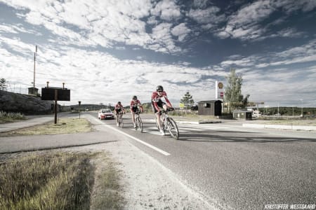 NORGESMESTERNE: Frederik Strand Galta, Håvard Blikra og Sven Erik Bystrøm.