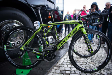 CUSTOM: Peter Sagans Synapse er spesiallaget med lavere styrerør enn på modellene du kjøper i butikken.