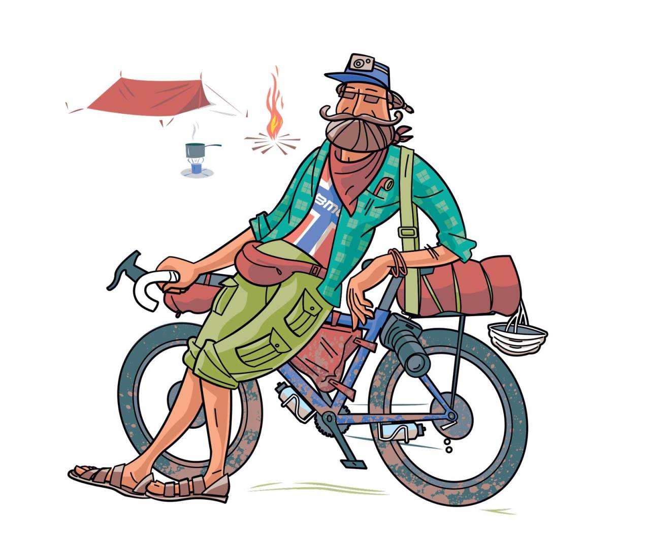 Hallgeir Birkenstock. Illustrasjon: Simon Scarsbrook