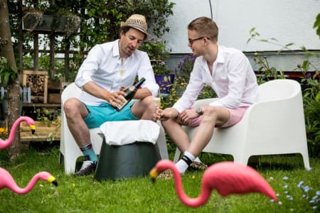 CHAMPAGNE PÅ DEG? Dette er vinnere av siste ukes TDF-quiz! Foto: Christian Nerdrum.