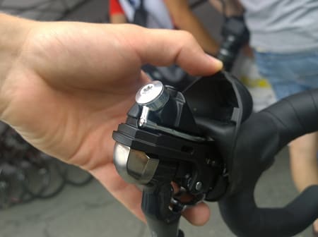 Innmaten til Shimano sine nye hyrdrauliske bremsehendler til mekanisk giring.