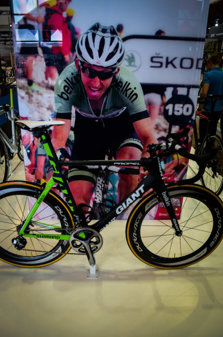 PROPEL: Som eneste Belkin-rytter kjører Bauke Mollema aeroraceren Propel selv på de tøffeste fjelletappene.
