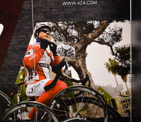 NORDMANN: Østerhus-Ridleyrytter Håvard Blikra er poster-boy for belgiske 4ZA på Eurobike.