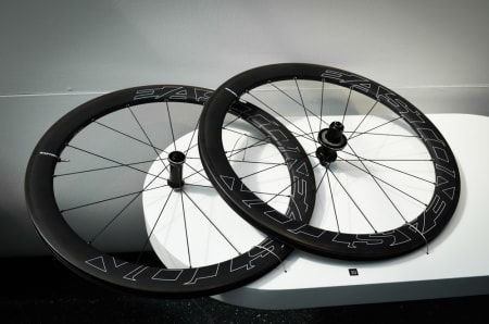PRISVINNER: Easton fikk «Eurobike award» i klassen «beste hjul» for sine nye EC90 Aero 55. De skiller seg ut ved å være klare for tubeless-dekk rett fra fabrikken!