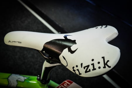 STERK SOM EN OKSE: Peter Sagan sitter på et Aliante-sete fra Fizik.