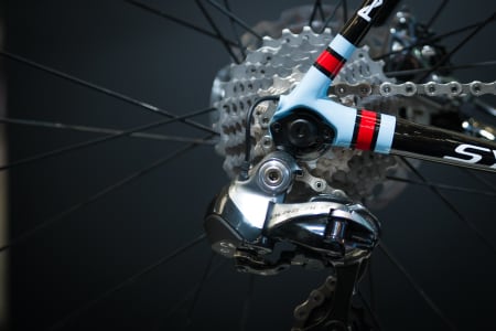 ELEKTRONISK: Shimano står for giringen, med sin 11-delte Dura Ace di2-gruppe.