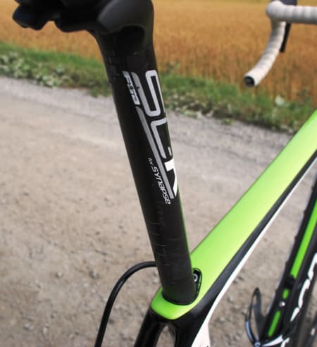 FOR SYNAPSE: FSA's 25,4 mm slanke utgave av sin allerede komfortable SL-K setepinne. (Foto: Kjetil Haaland)